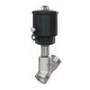 Globe valve Type 31080 series 290 stainless steel entry below the valve pneumatic internal thread